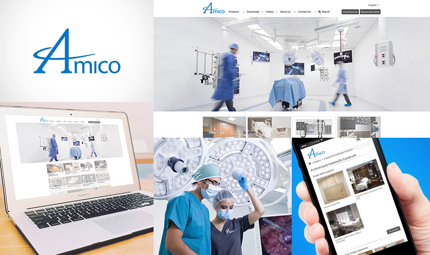 Amico Corp. site collage
