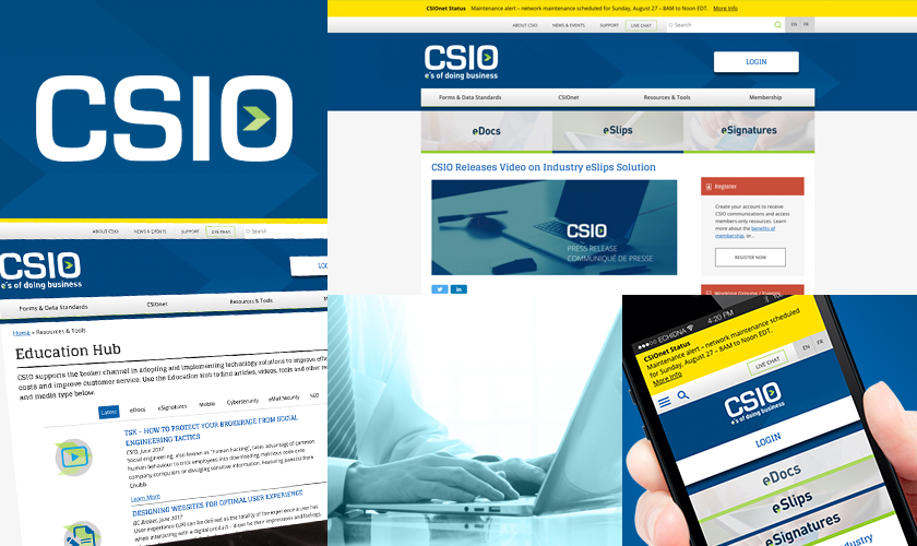 CSIO screen collage image