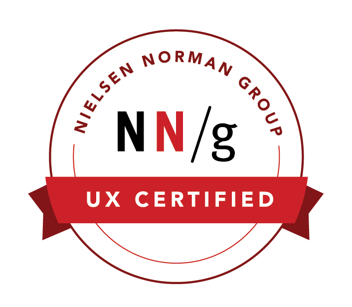 Nielsen Norman Group UX certified badge