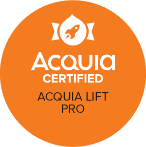 Acquia Lift Pro Badge