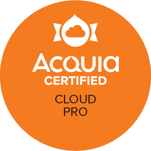 Acquia Cloud Pro Badge