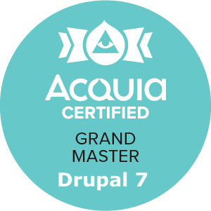 Drupal 7 Grand Master Badge
